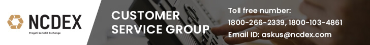 Advertisement linking to NCDEX homepage